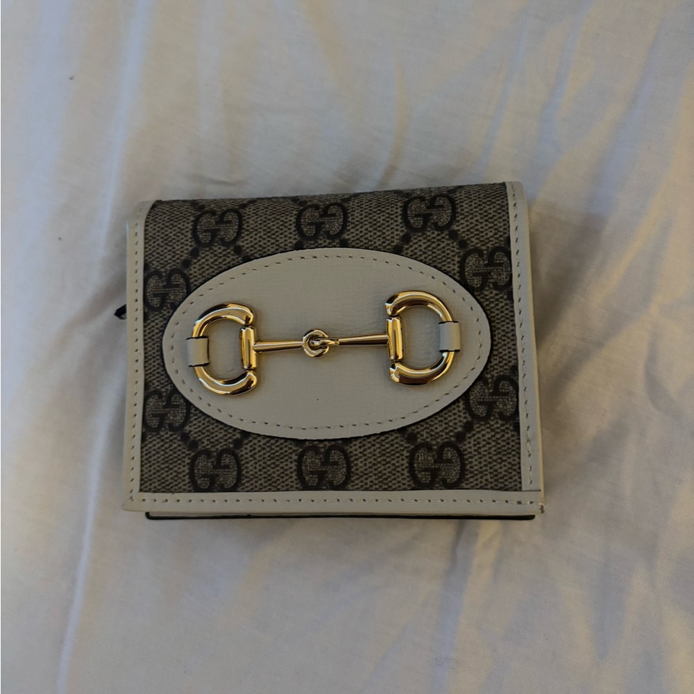 Gucci trifold horsebit wallet